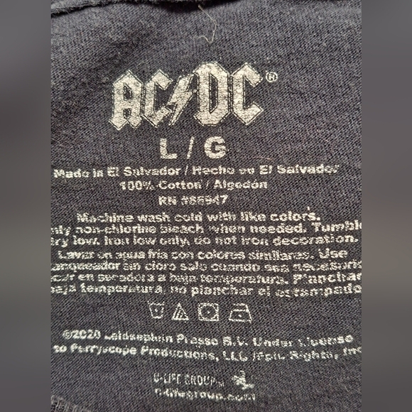 AC/DC High Voltage Graphic T-Shirt Size L - Picture 4 of 4